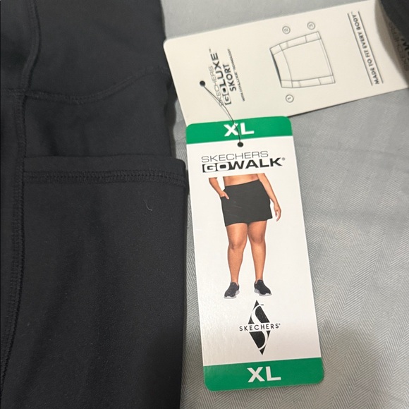 Skechers GoWalk Black Skort - Picture 2 of 3